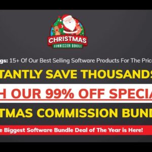 Christmas Commission Bundle Review Members Area And Bonuses