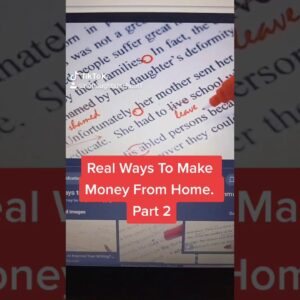 Make Money At Home Part 2