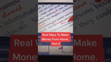 Make Money At Home Part 2