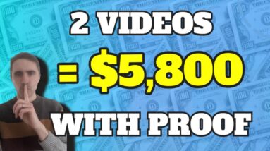 YouTube Money Secrets - Over $5,800 From JUST 2 VIDEOS