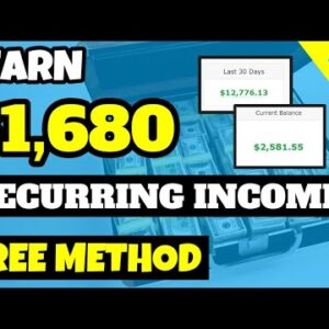 How To Make Passive Income Online, Earn $1,680 Every Month For FREE [Make Money Online]