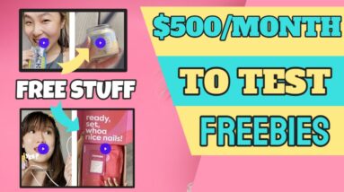 Earn $500 Month And Get Paid To Test Products For FREE!!