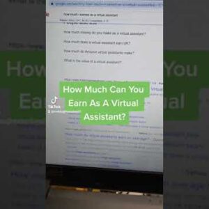 How To Earn Money Online As A Virtual Assistant #shorts