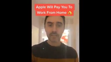 Apple Will PAY YOU To Work At Home #shorts