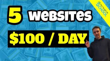 Top 5 Websites To Make $100 a Day Online If You Have NO MONEY