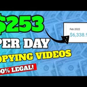 Copy & Paste Videos To Earn $253 DAILY Without Making Video's