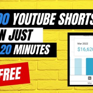 How I Made 200 YouTube Shorts in Just 20 MINUTES Using AI: Faceless YouTube Channel
