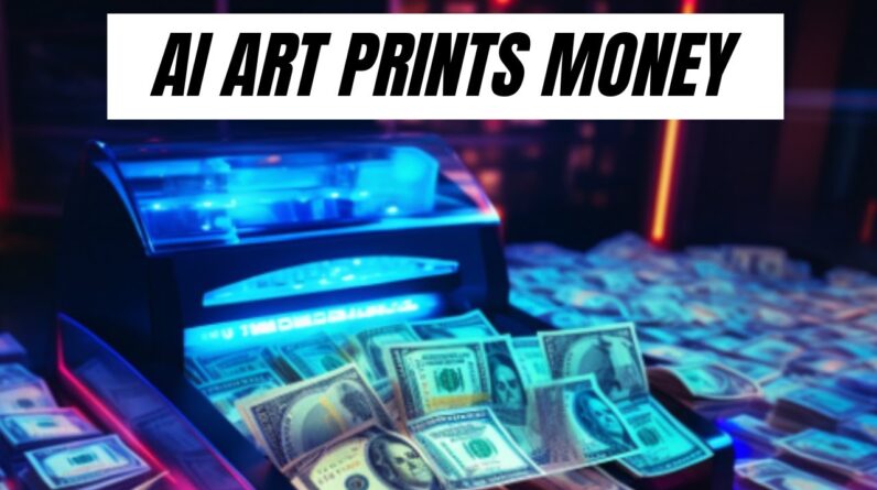 EASY Way To Make Money With AI Art $3,000 Monthly
